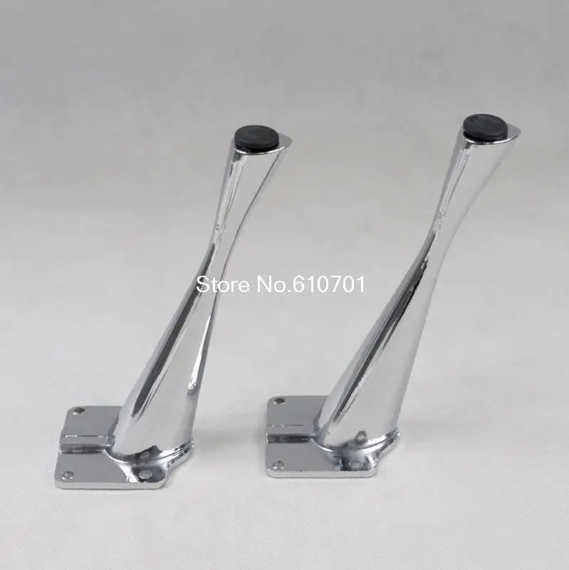 4 Pcs 6.8 "(170 Mm) logam Furniture Kabinet Meja Teh Sofa Kaki Kaki 6.8 "Kamar Mandi Kabinet Kaki TV Kabinet Bed