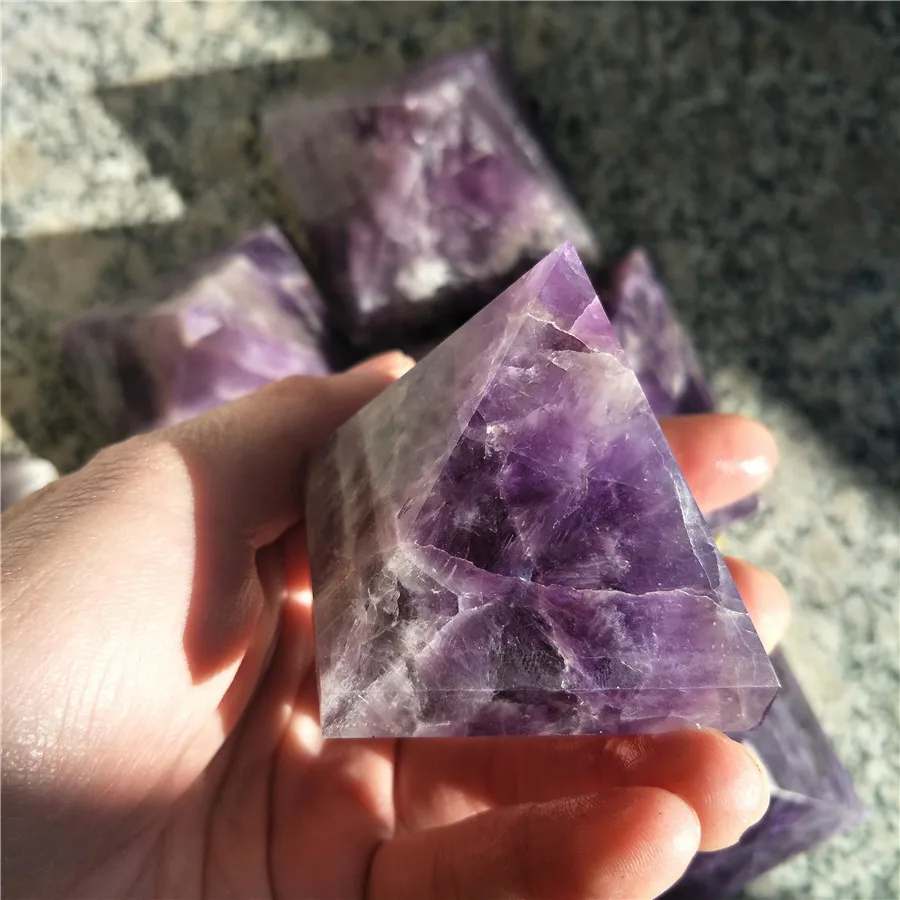 Dream amethyst pyramids healing crystals