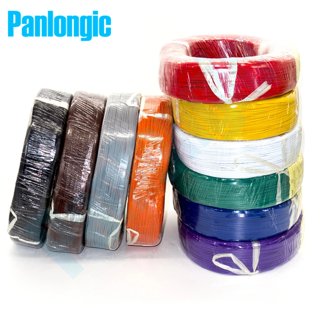 

10 Colors 5 Meters UL1007 Electronic Wire 24awg 1.4mm PVC Electronic Wire Electronic Cable UL Certification #24