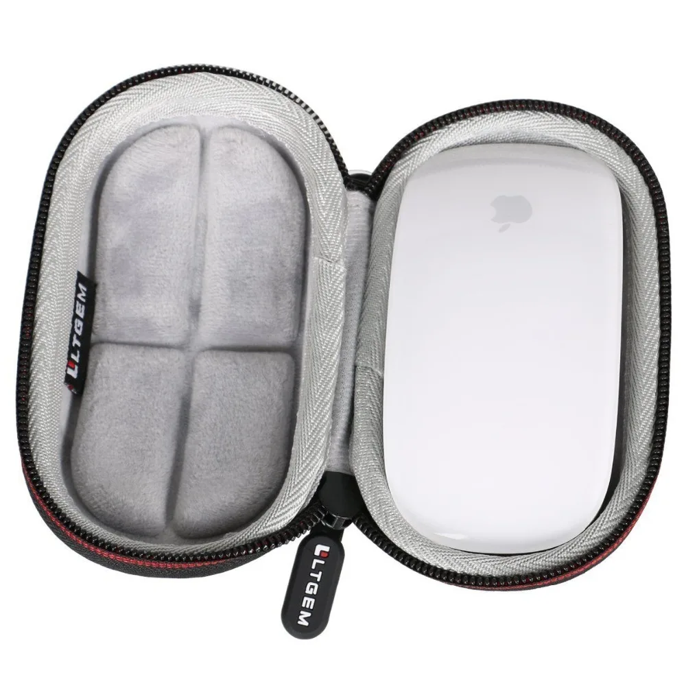 LTGEM Hard EVA Protective Case Carrying Cover Bag for Apple Magic Mouse I II 2nd Gen,(Only Case)