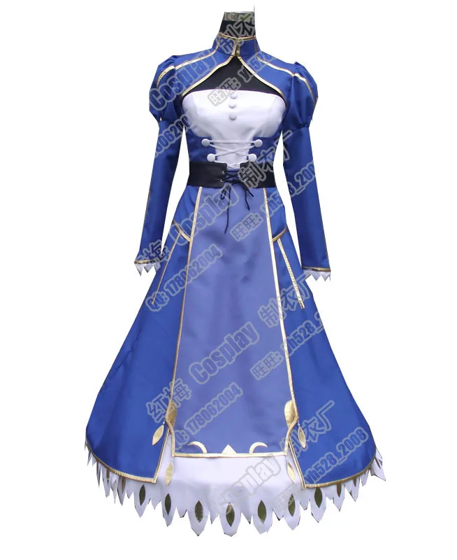 

2017 Fate Stay Night (Fate Zero) Holy Grail War Saber Cosplay Costume Made Fate/Zero