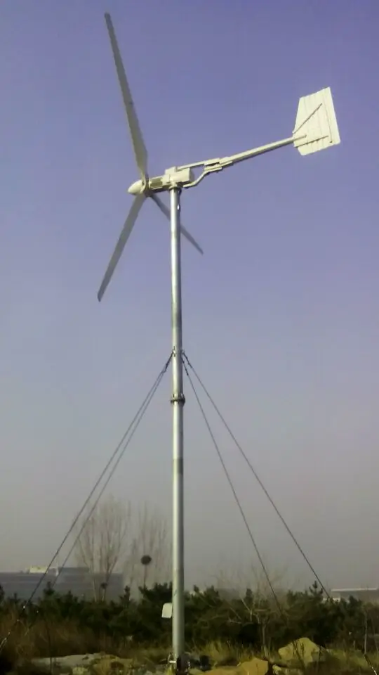 10KW 220V/380V Horizontal Wind Turbine Power Generator Wind Mill Yawing For Home Use, For Grid Tie / Off-Grid Use