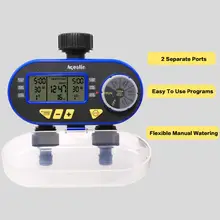 Dual Outlet Digital Water Timer for Garden #3