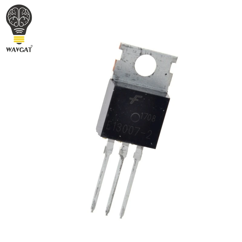 10PCS MJE13007 E13007-2 TO-220 computer switching supply POWER TRANSISTOR 8.0 AMPERES 400 VOLTS 80/40 WATTS