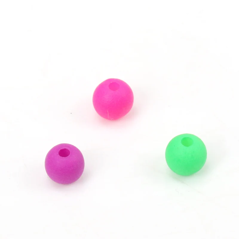 6 8 10mm mixed Matte Fluorescent Acrylic Neon Seed Spacer Beads For Jewelry making Diy YKL0219