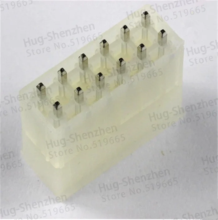 50pcs NEW Automotive Connectors 5557&5569 4.2MM 2*6P 12Pin Connector plugs straight needle holder + Terminal