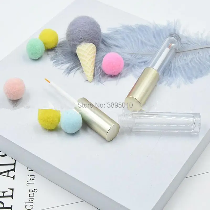 Empty Mascara Tube Eyelashes Cream Tube Vials Bottle DIY Container 3ML Mascara Brush Eyelash Wand Bottle F641