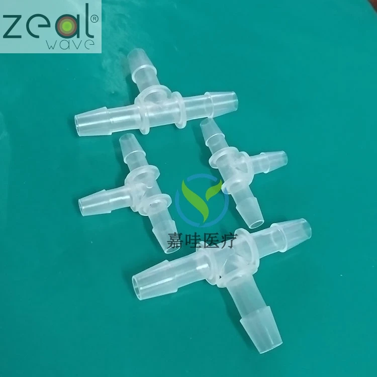 FOR T-type three-way equal-diameter hose plastic pagoda joint PP material water separator quick connector 3-way