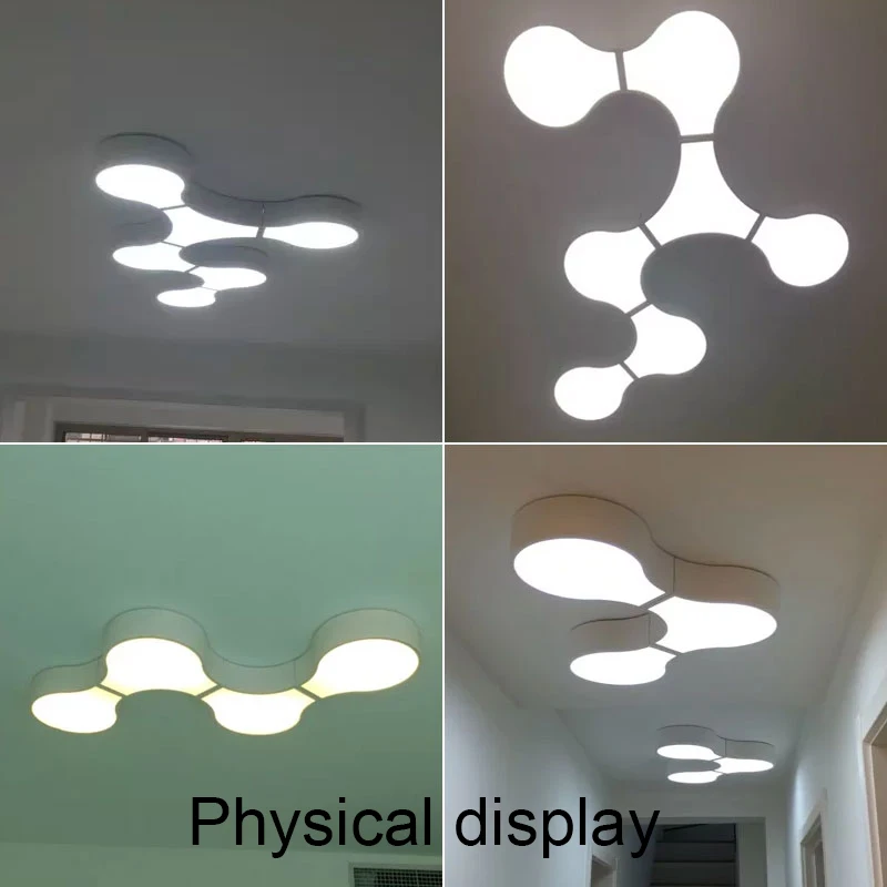 Modern Led Ceiling Lights For Indoor Lighting plafon led Cells shape Ceiling Lamp Fixture For Living Room Bedroom luminaria teto