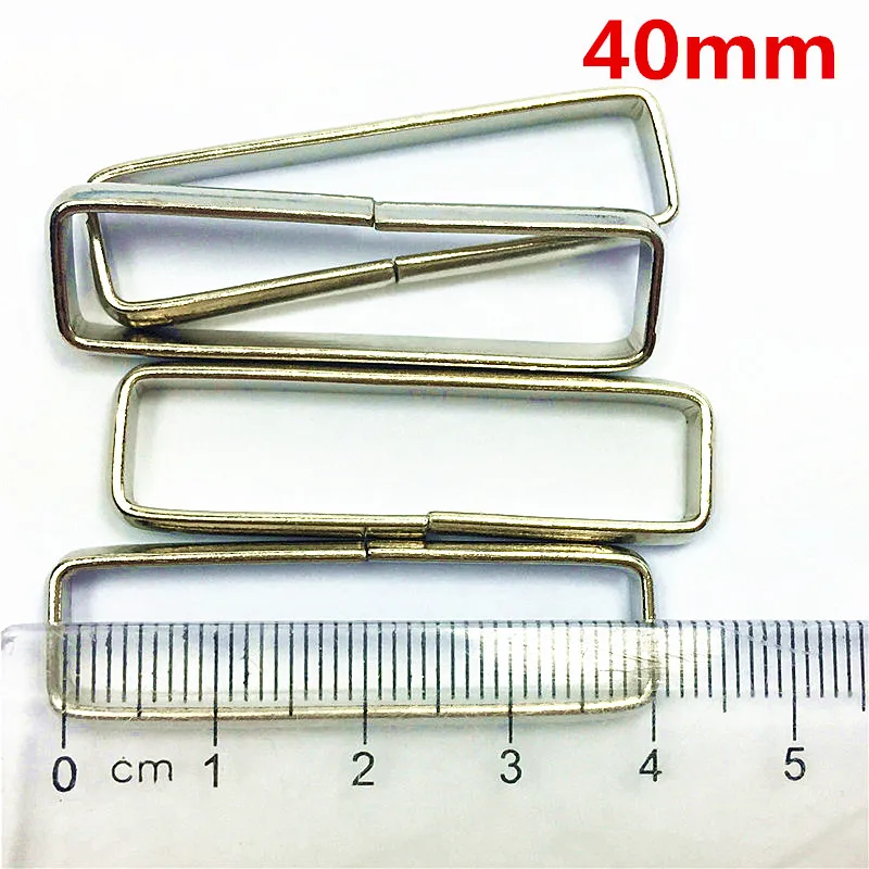 NEW!!!1.6''inch Watch accessories Metal Rectagle Ring Snap Clip Buckle watch band/ strap loop /hoop/ holder/ locker/ table ring