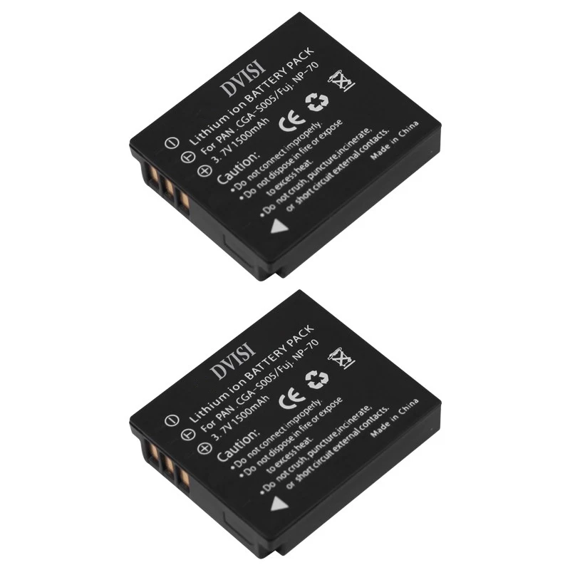 1.5Ah CGA-S005E DMW-BCC12 DB-60 DB-65 BP-DC4 NP70 البطارية لباناسونيك لوميكس DMC-FX180 DMC-LX1 DMC-LX2 LX3 FS1 FS2 FX01 FX07