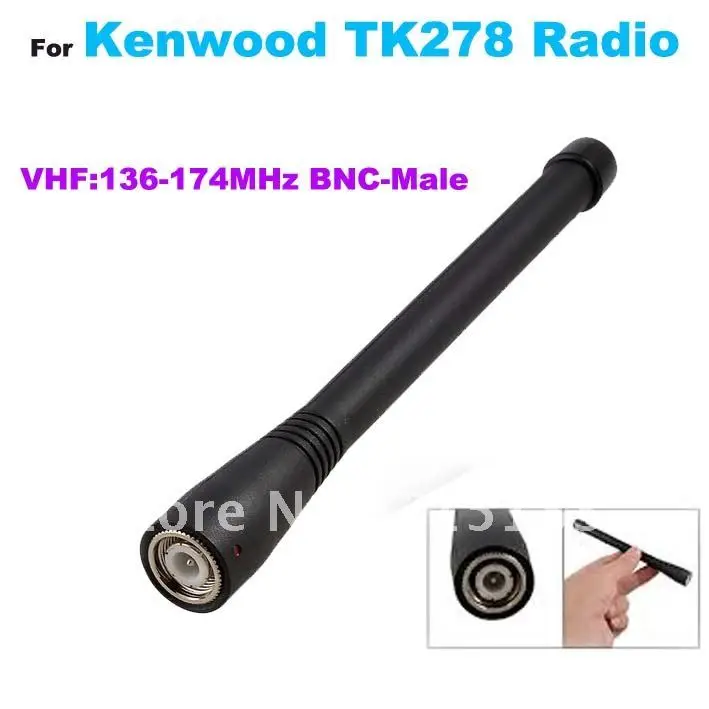 VHF:136-174MHz BNC-Male Plug Antenna for  TK278 Radio walkie talkie antenna