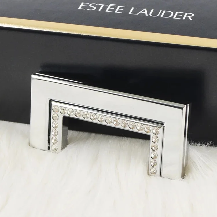 106mm Modern simple wardrobe cabinet crystal handles Fashion luxury drawer pulls furniture door handles Diamond hardware handles