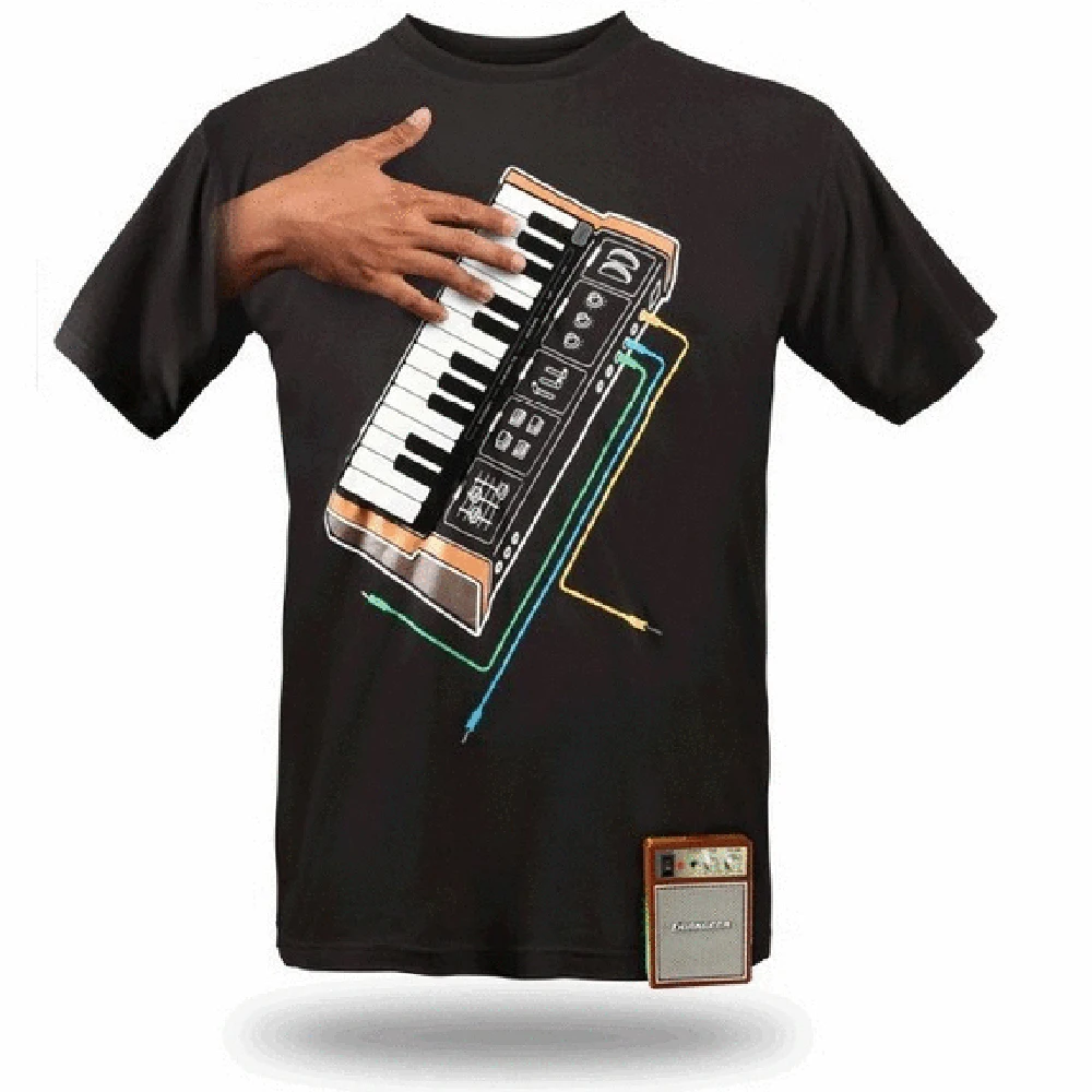 WholeSale and Retail Amazing Playable Electronic Music Band Piano T-Shirt Kits  free shipping