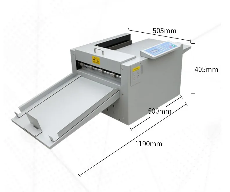 Automatic Digital Paper Creasing Machine and Perforating Machine Book Spine Crease