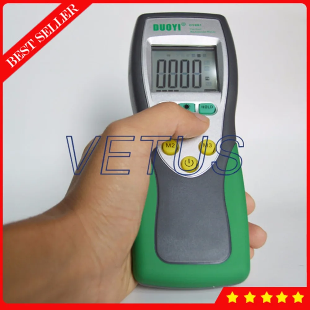 DY881 0-1000ppm Portable Carbon Monoxide Detector with 1ppm Resolution CO Gas Tester Analyzer