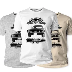 T-Shirt American Classic Muscle Car Mustang Mod V8 Young Vintage Men'S Tees 2019 New Casual Tshirt Men Creative Man'S Short