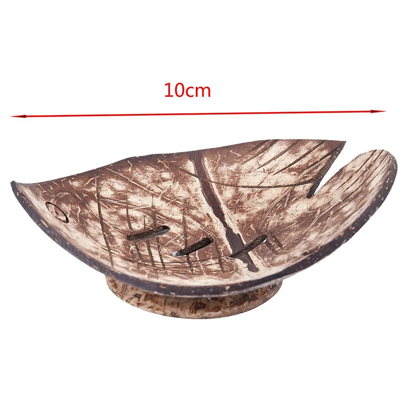 GOALONE Creative Wooden Soap Dish Handmade Natural Wood Soap Holder Fish Leaf Elephant Flower Bathroom Soap Box Container Saver