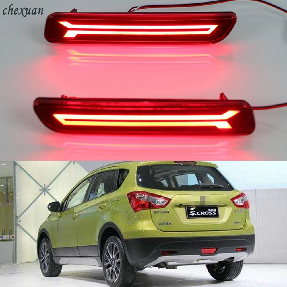 CSCSNL 1 Set For Suzuki Ertiga Vitara Ciza S-Cross Splash SX4 Rear Light  Brake Lamp Back Fog Light Taillight Warning Light LED