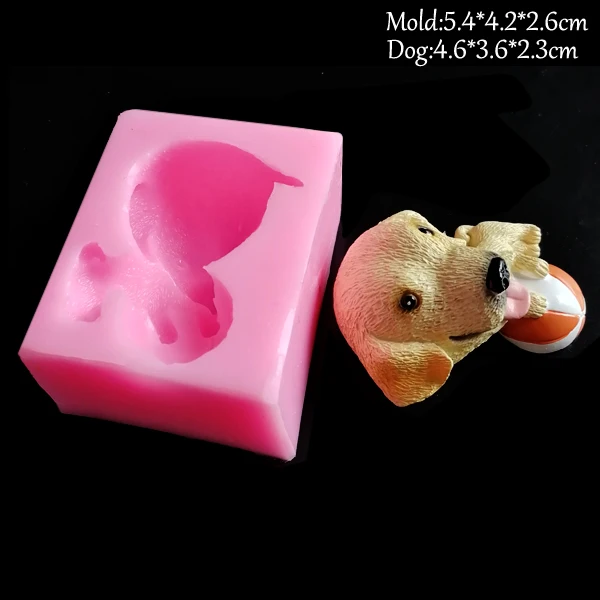 New 25 differs Dogs Silicone Mould Fondant Mold Chocolate Gumpaste,Chocolate ,Sugarcraft ResinTools  Cake Decorating Tools  C340