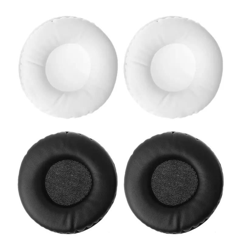 A Pair of Black Replacement Ear Pads Cushions for Sony MDR-V55 MDR V500 V500DJ V55 MDR-7502 Headphones (80mm)