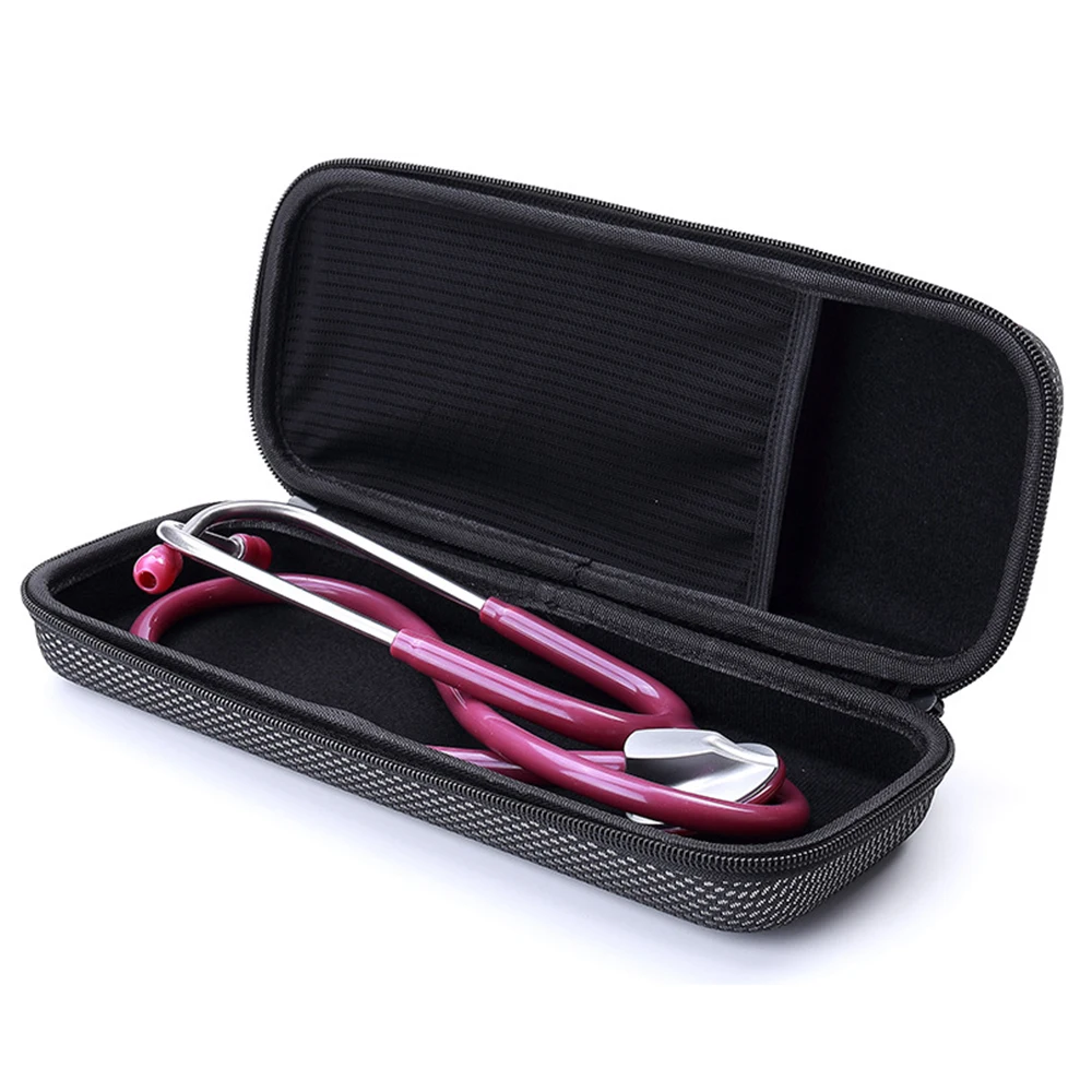 2019 Newest Stethoscope EVA Hard Protective Case for 3M Littmann III/MDF/ADC/Omron Stethoscope.Extra Space for other Accessories