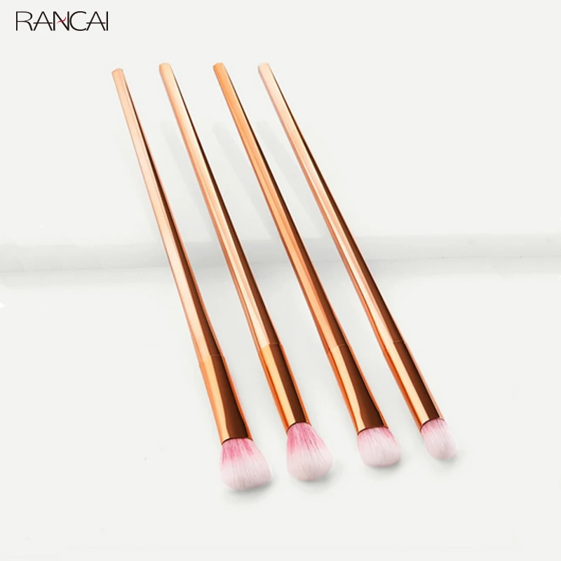 RANCAI 4 stücke Diamant Griff Lidschatten Contour Blending Concealer Make-Up Kosmetik Pinsel Werkzeug