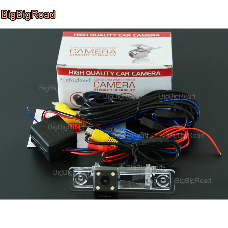 

BigBigRoad Car Rear View Reversing Backup Camera With Power Relay / Filter For Buick New Excelle HRV / Opel Zafira A 1999--2005