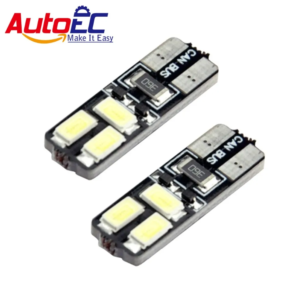 

AutoEC T10 LED 6 smd 5630 CAN-шина для парковки автомобиля, задний указатель поворота, лампа, 100 шт. # LB62