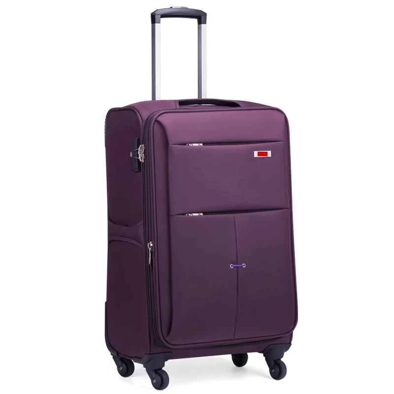 Ruote universali trolley borsa di viaggio dei bagagli del sacchetto 24 26 Trolley valigia commerciale 16 18 20 22 pollici scatole di trascinamento