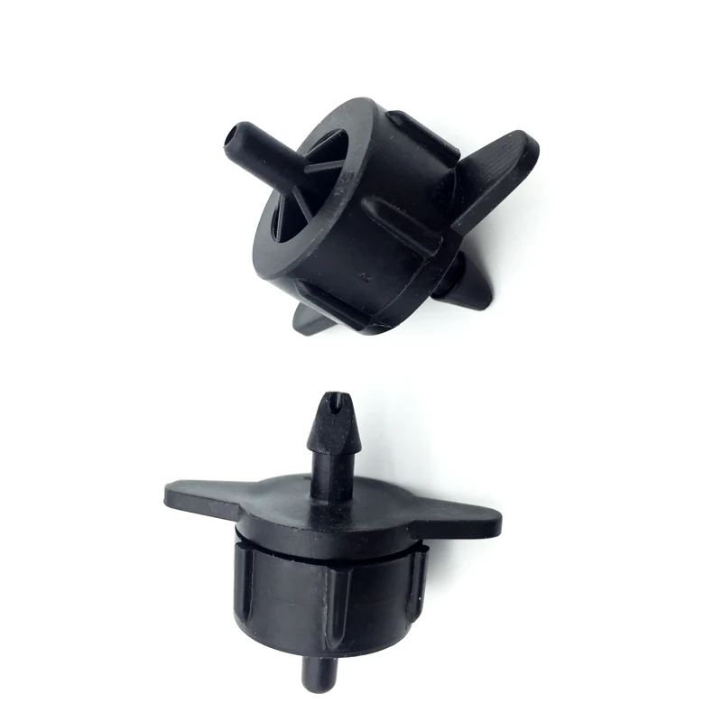 50 Pcs Adjustable Flow Pressure Compensating Dripper Emitter Shunt 2L/8L Shunt Irrigation Dripper Garden Drip System Fixed Flow