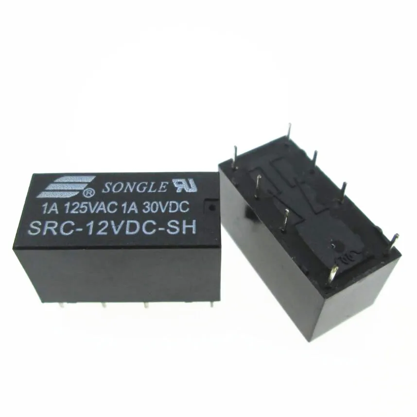 

NEW Telecommunication 12V relay SRC-12VDC-SH SRC-DC12V-SH 12VDC DC12V 12V 1A 125VAC 8PIN