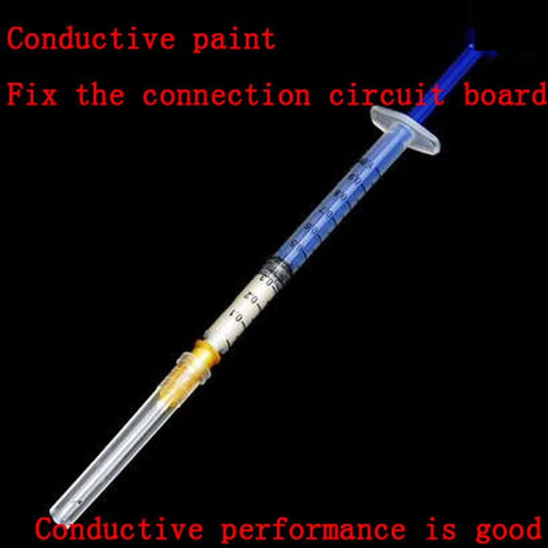 0.3ml Conductive Silver Paint Conductive Adhesive Conductive Silver Paste for led Circuit Board Repair Conductive silver paint