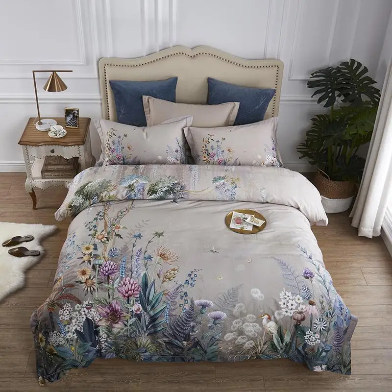 Printed Egyptian Cotton 4-Piece Bedding Set product image