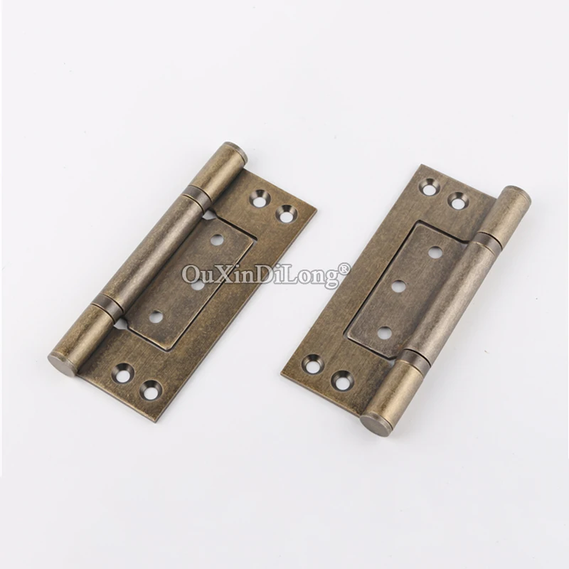 

Brand New 2PCS 5Inches Stainless Steel Door Hinges Mute Bearing Furniture Hinges Freely Wooden Door Hinges No Slotting