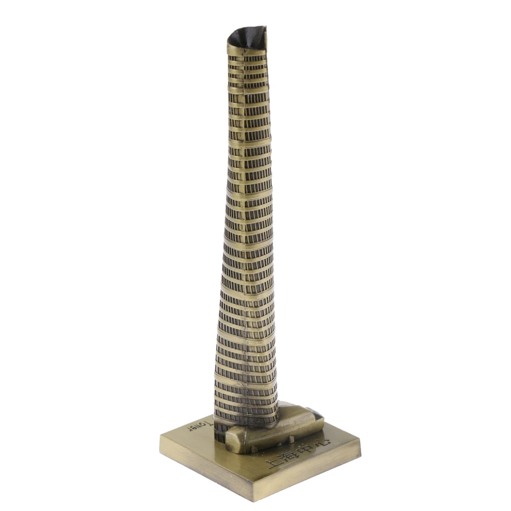 SHANGHAI TOWER CHINA ARCHITECTURE BUILDING REPLICA COLLECTIBLE SOUVENIR 4\'\'
