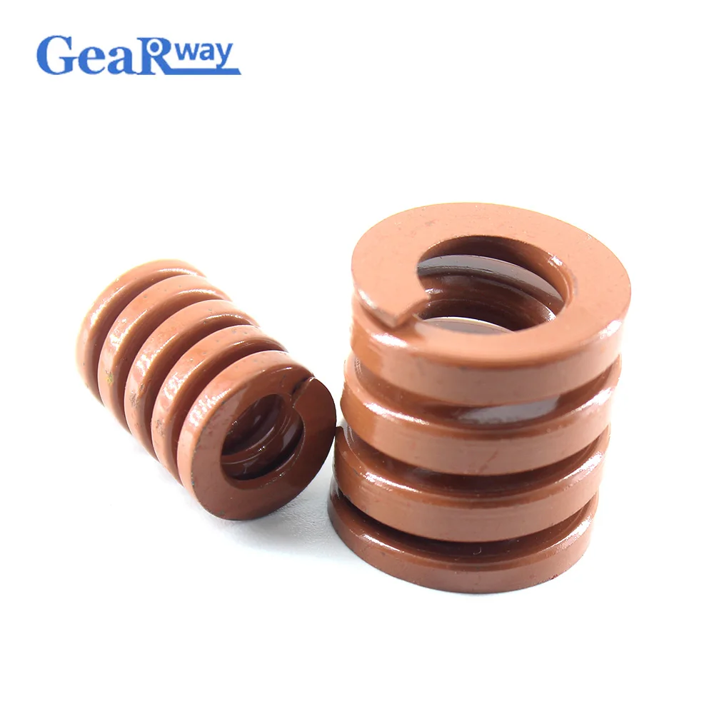 Gearway Brown Compression Spring Super Heavy Loading Mould Spring TB40x40/40x45/40x50/40x60/40x65mm Compression Die Spring