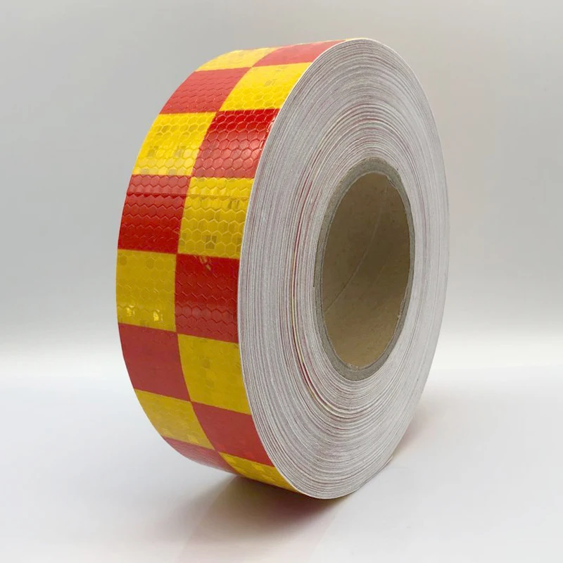 5cmx50m High Quality Visibility Safety Honeycomb Adhesive Reflective Tape