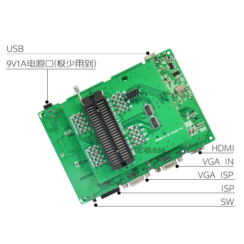 809H Programmer Burning EMMC LCD TV Brush Intelligent FLASH Brush Copy RT809H Programmer