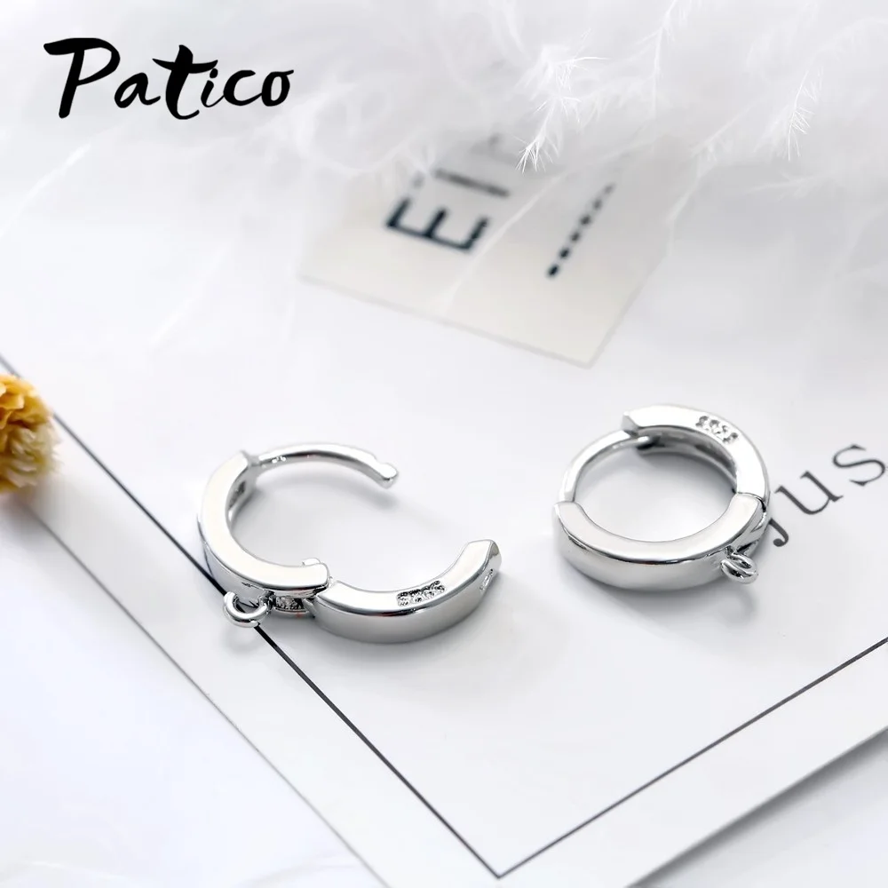 New Smooth Buckle Earrings Women Korean Ear Jewelry Wholesale Buckle Earrings Fashion Jewelry Accessory