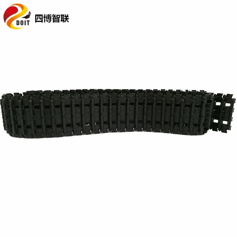 SZDOIT 92 cm TC-03 Schokabsorptie Techniek Plastic Track Crawler voor Smart RC Robot Tank chassis Vrij Verwijderbare DIY