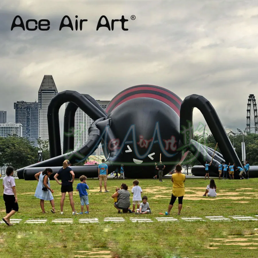 Giant Inflatable Ant Model Black Pop Up Marya Replica for Park Decoration and Advertising