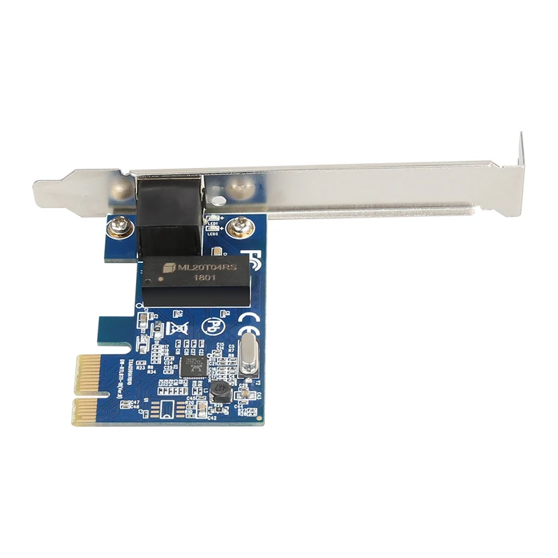 DIEWU 1000Mbps Gigabit Ethernet PCI-E Network Card 10/100/1000M RJ-45 LAN Adapter Converter Network Controller TXA059