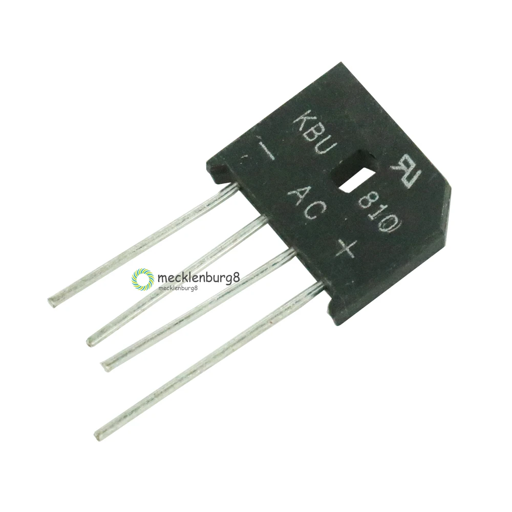 5 pieces. KBU810 KBU-810 8A 1000 V diode bridge rectifier single phase bridge rectifier new arrival