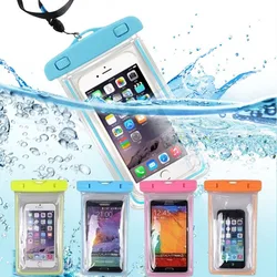 Waterdichte Telefoon Pouch Drift Duiken Zwemmen Tas Onderwater Dry Bag Case Cover Voor Telefoon Water Sport Strand Zwembad Skiën 6 inch