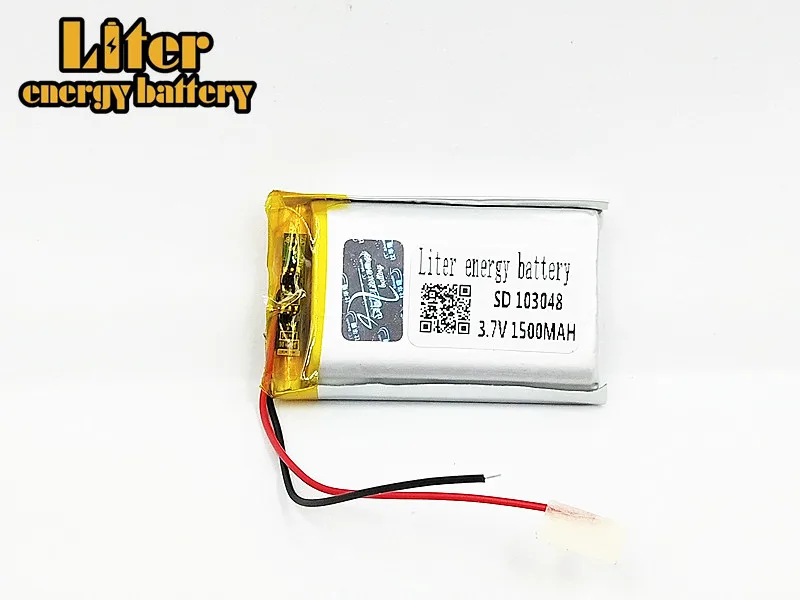 1/2/4 шт 3,7 V 1500mAh 103048 перезаряжаемая батарея DIY литий-полимерные батареи для DVD GPS MP3 MP4 BT динамик POWER BANK электронная книга