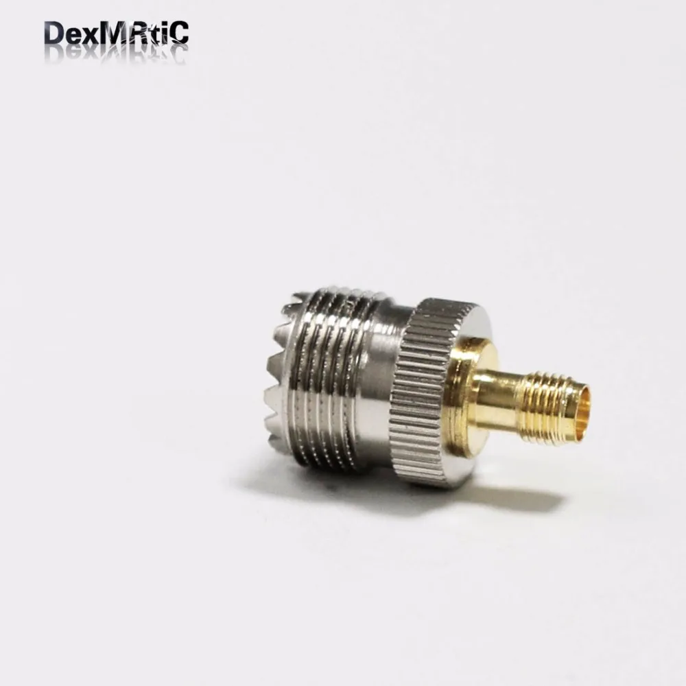 

1pc UHF female jack switch SMA female jack RF Coax Adapter convertor sol Straight Nickelplated NEW wholesale