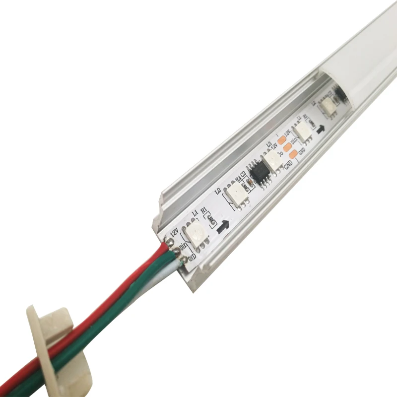 Drążek LED LED DC 12V 50cm pikseli sztywny pasek ws2811 IC pilot cyfrowy kolor marzeń adresowalne pod światła do szafki