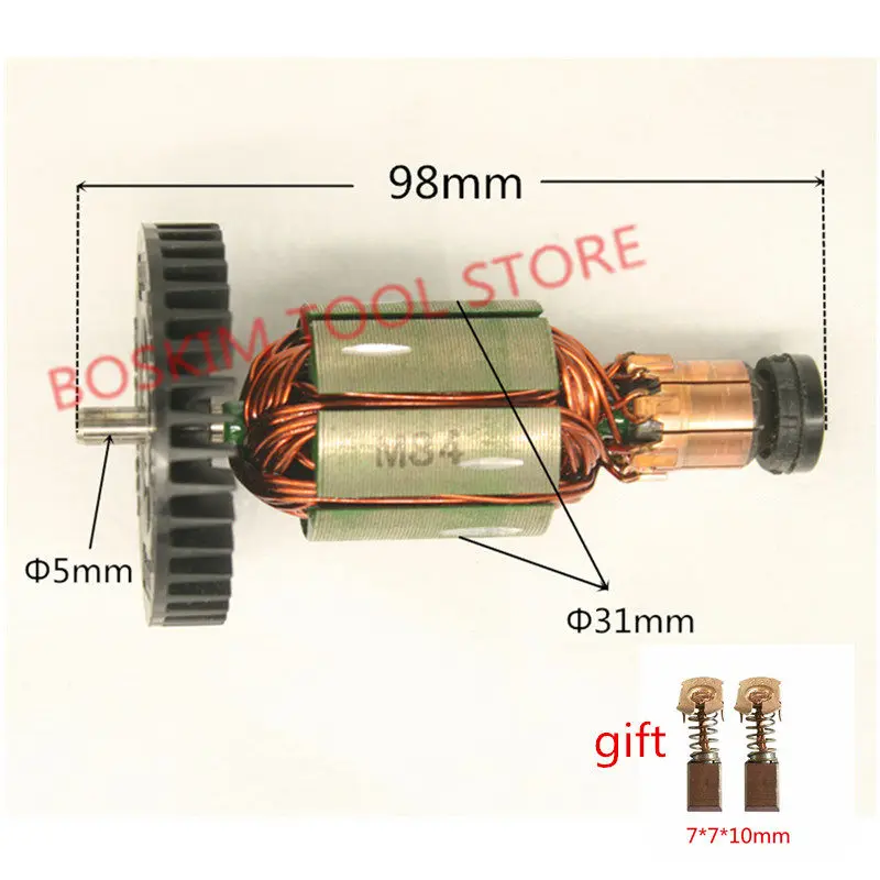 

DC18V 14.4V Armature Engine 619217-0 619218-8 for MAKITA DGA450 BGA450 BGA450RFE DGA450RFE DGA450RME BGA452RFE GA452D Motor