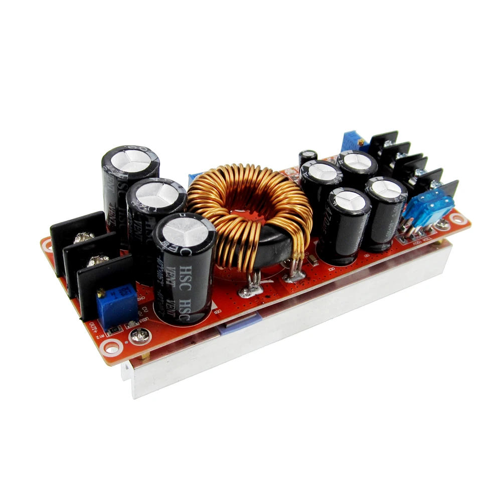 

5pcs/lot 1200W 20A DC Converter Boost Step-up Power Supply Module IN 8-60V OUT 12-83V